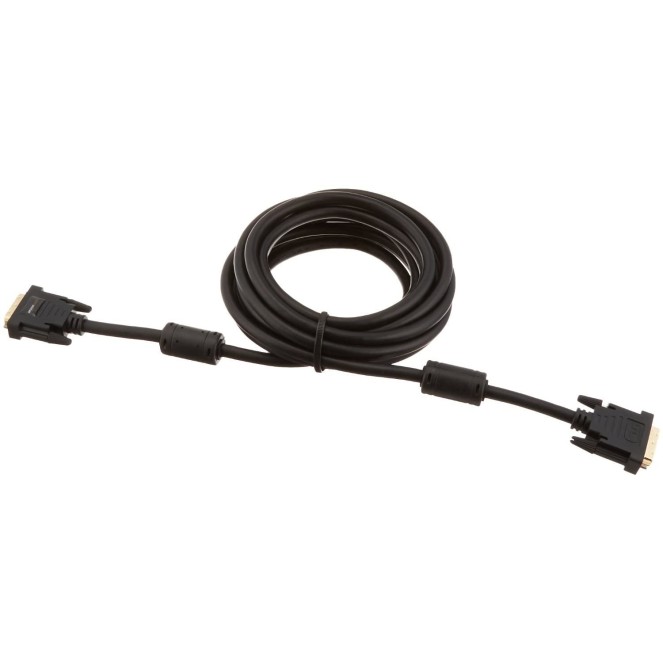 AmazonBasics 6.5-Feet DVI to DVI Cable for Television, Projector (Black)