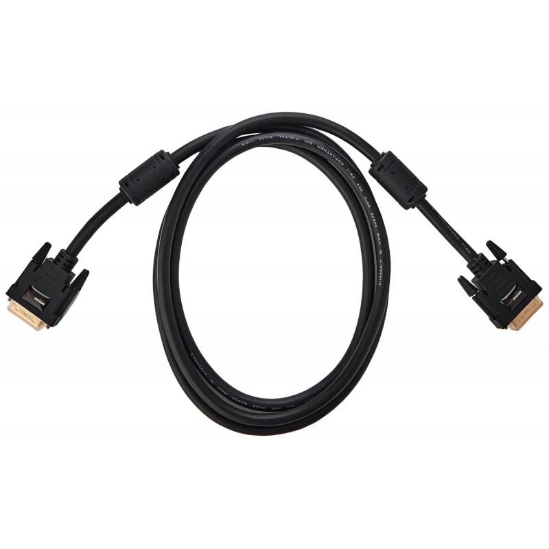 AmazonBasics 6.5-Feet DVI to DVI Cable for Television, Projector (Black) AmazonBasics 6.5-Feet DVI to DVI Cable for Television, Projector (Black)