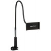 AmazonBasics Universal Mobile & Tablet Tabletop Holder | 360 Degree Rotation, Long Flexible Alloy Arm | For Desk, Table, Bed, Kitchen, Bathroom for 4.6-Inches to 10.4-Inches Tablet/Smartphones (Black)