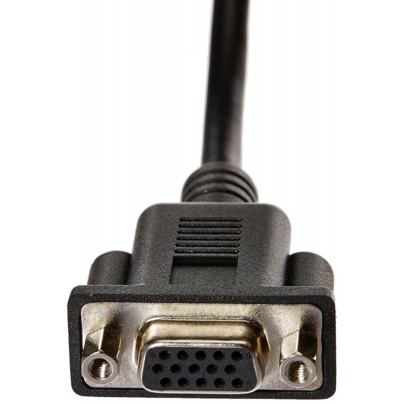 AmazonBasics VGA Monitor Y Splitter, 1', Black AmazonBasics VGA Monitor Y Splitter, 1', Black