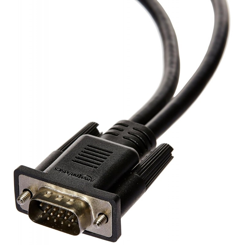 AmazonBasics VGA Monitor Y Splitter, 1', Black AmazonBasics VGA Monitor Y Splitter, 1', Black