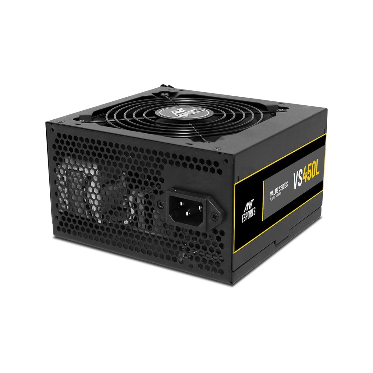 Ant Esports VS450L Non-Modular High Efficiency Gaming Power Supply/PSU with 1 x PCIe and 120mm Silent Fan
