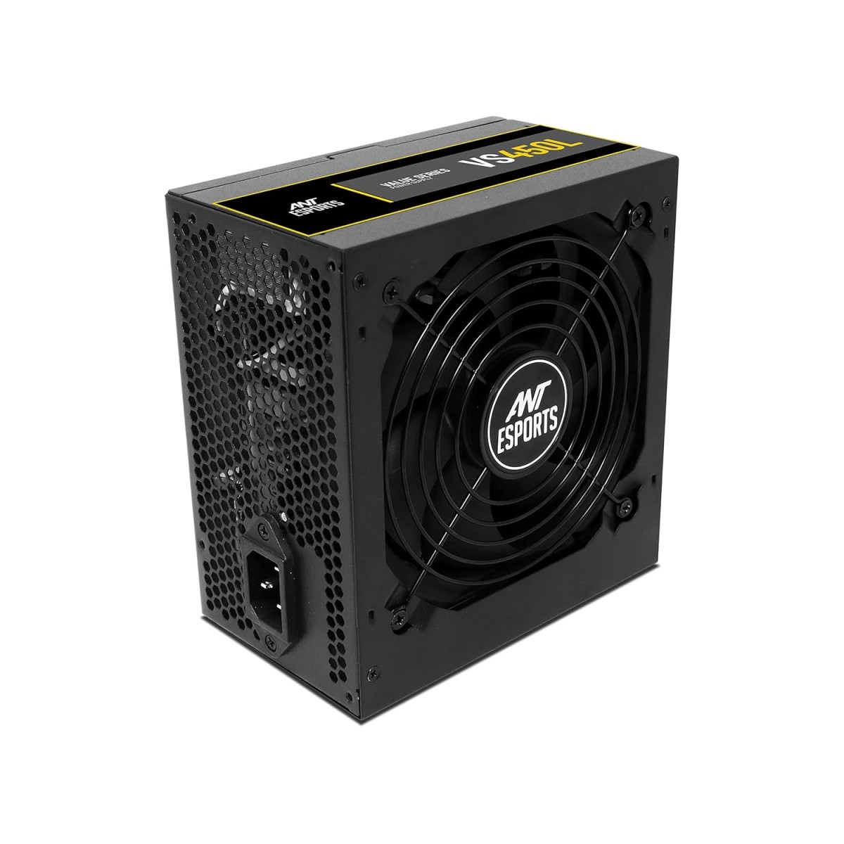 Ant Esports VS450L Non-Modular High Efficiency Gaming Power Supply/PSU with 1 x PCIe and 120mm Silent Fan
