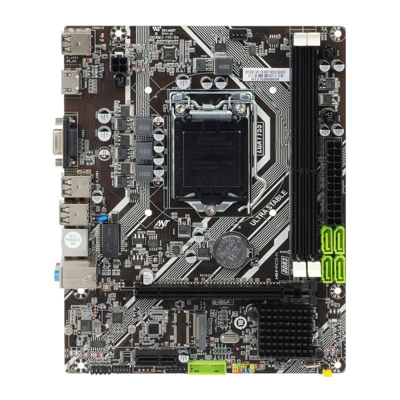 Ant Value H61MAD3-N mATX Gaming Motherboard LGA1155 Support Intel 2nd and 3rd Generation i3/i5/i7 DDR3, M.2 NVMe, USB 2.0 Ports Ant Value H61MAD3-N mATX Gaming Motherboard LGA1155 Support Intel 2nd and 3rd Generation i3/i5/i7 DDR3, M.2 NVMe, USB 2.0 Ports