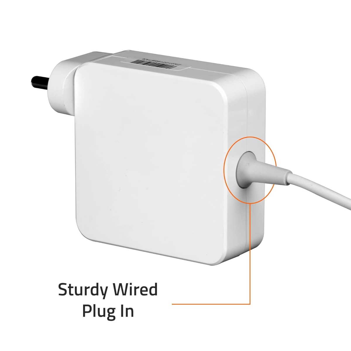 Laprite Charger for Magsafe 60W for MacBook Pro 13" A1181, A1184, A1185, A1278, A1280, A1330, A1342, A1344 L-Shape Power Adapter, White-