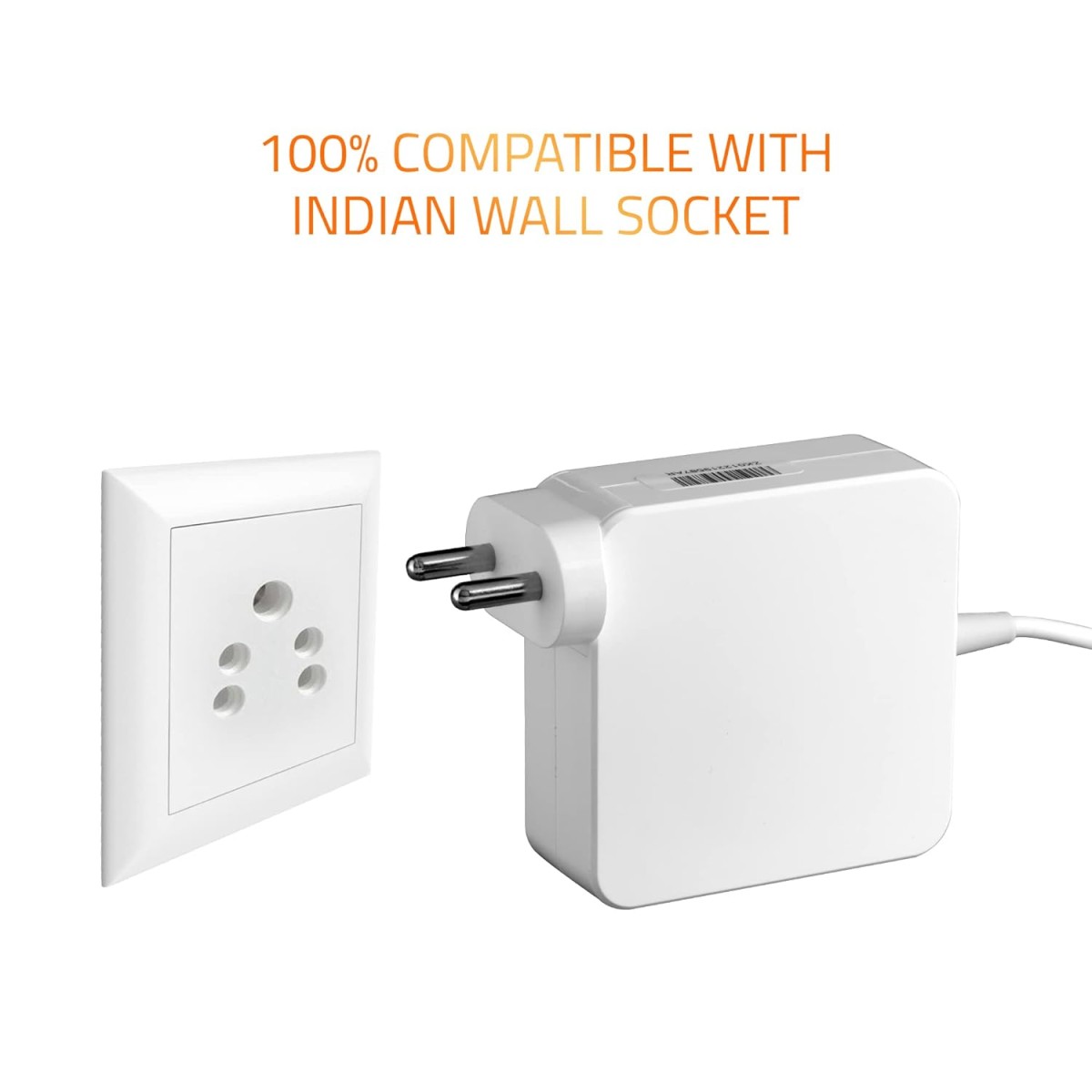 Laprite Charger for Magsafe 60W for MacBook Pro 13" A1181, A1184, A1185, A1278, A1280, A1330, A1342, A1344 L-Shape Power Adapter, White-