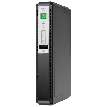 Artis AR-MINIDC-3 Mini UPS for WiFi Router/Modem/Set top Box Devices. 8800mAh Battery. Supports 9V/12V-1A/1.5A/1.9A Routers. USB Port Phone Charging.Battery Level Indicator. BIS Certified