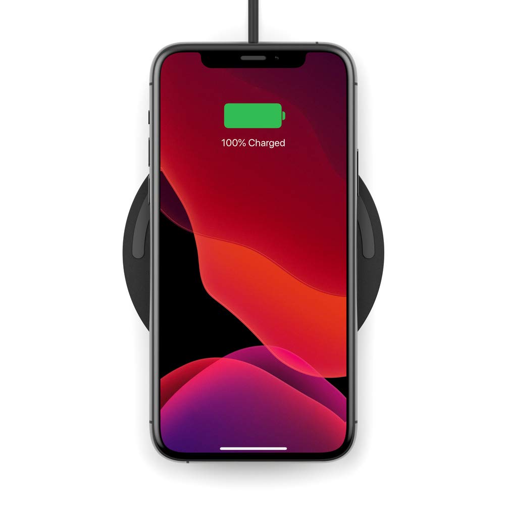 Belkin Boostcharge USB 3.0 15W Fast Wireless Charging Pad, Case Compatible for iPhones, Galaxy, Pixel and Other Cellular Phones Qi Enabled Devices