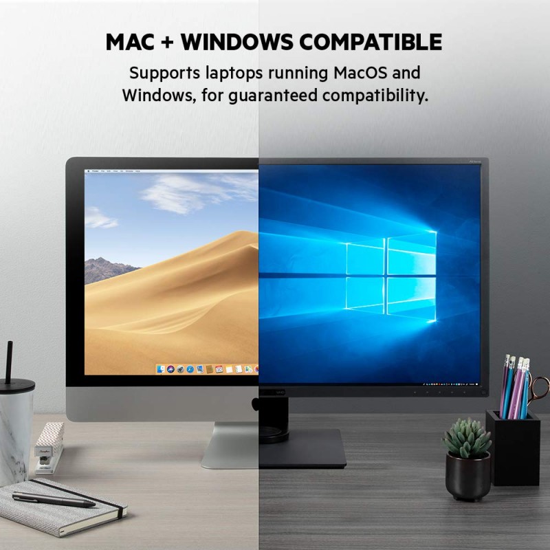 Belkin International Belkin Thunderbolt 3 Dock Core w/Thunderbolt 3 Cable (Thunderbolt Dock for Mac and Windows) Dual 4K @60Hz, 40Gbps Transfer Speeds, 60W Upstream Charging (F4U110bt) Belkin International Belkin Thunderbolt 3 Dock Core w/Thunderbolt 3 Cable (Thunderbolt Dock for Mac and Windows) Dual 4K @60Hz, 40Gbps Transfer Speeds, 60W Upstream Charging (F4U110bt)
