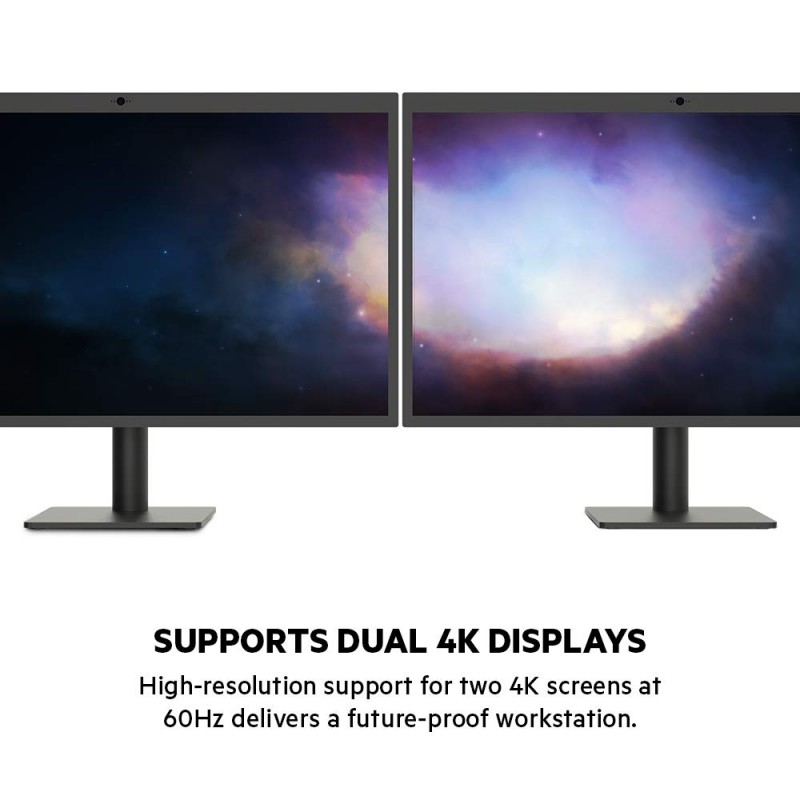 Belkin International Belkin Thunderbolt 3 Dock Core w/Thunderbolt 3 Cable (Thunderbolt Dock for Mac and Windows) Dual 4K @60Hz, 40Gbps Transfer Speeds, 60W Upstream Charging (F4U110bt) Belkin International Belkin Thunderbolt 3 Dock Core w/Thunderbolt 3 Cable (Thunderbolt Dock for Mac and Windows) Dual 4K @60Hz, 40Gbps Transfer Speeds, 60W Upstream Charging (F4U110bt)