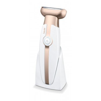Beurer Hl 35 Female Shaver With Flexible Shaver Head Suitable For Wet And Dry Shaving With Integrated Trimmer|Hypoallergenic Shaving Foil Prevents Skin Irritation|Battery-Power|3 Years Warranty,White