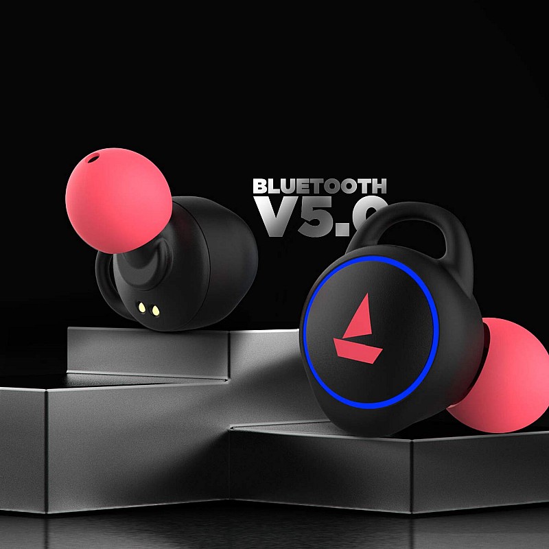 boAt Airdopes 311V2 Truly Wireless Bluetooth Ear-Buds IPX5, (Active Black)