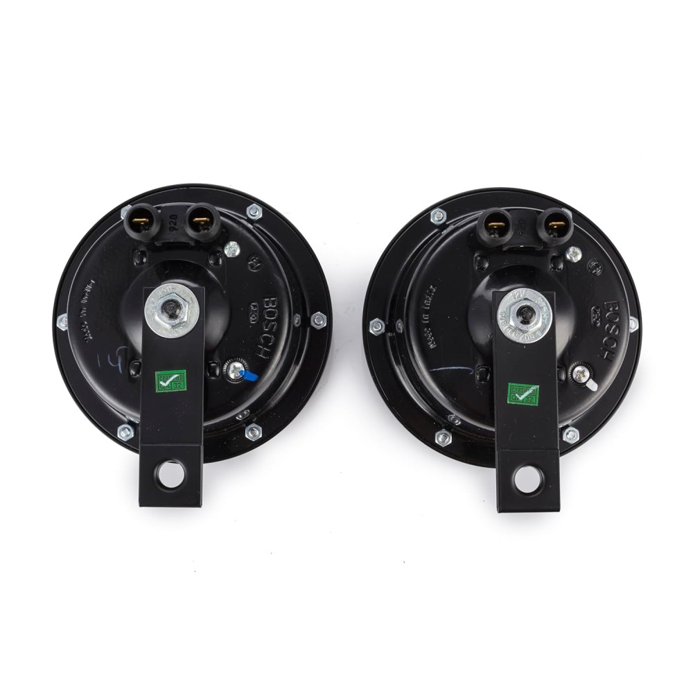 Bosch_Europa_Horn_Black_Colour_12 V_Set of 2_ For Car, LCV