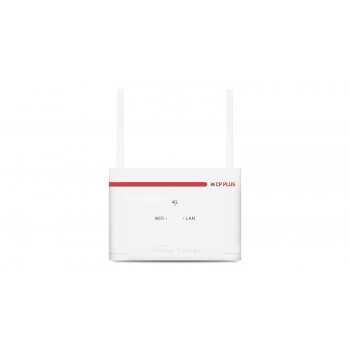 CP Plus 4G SIM Card Wi-Fi Router with High Speed 4G Internet & Wider Wi-Fi Coverage |Support External Antenna | Support Reset, WPS Button - CP-XR-DE21-S