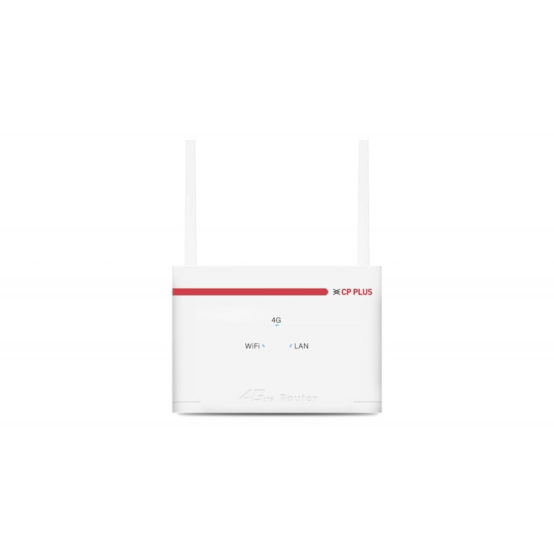 CP Plus 4G SIM Card Wi-Fi Router with High Speed 4G Internet & Wider Wi-Fi Coverage |Support External Antenna | Support Reset, WPS Button - CP-XR-DE21-S