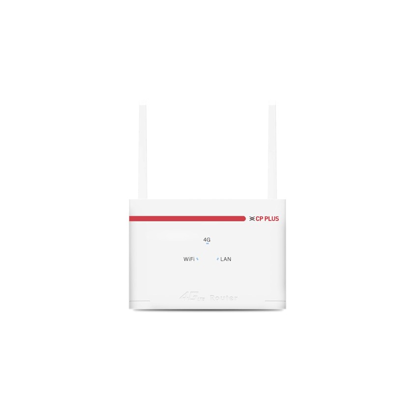 CP Plus 4G SIM Card Wi-Fi Router with High Speed 4G Internet & Wider Wi-Fi Coverage |Support External Antenna | Support Reset, WPS Button - CP-XR-DE21-S