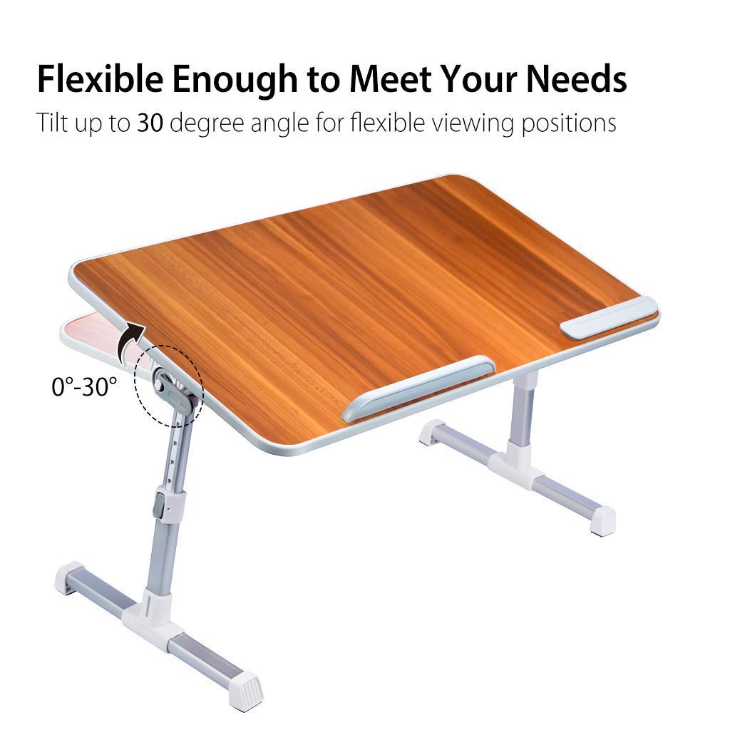 Callas Adjustable Portable Laptop Table, Bed Table, Notebook Stand, Laptop Standing Desk