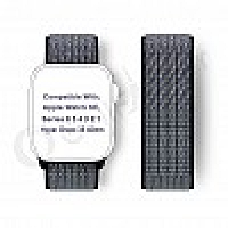 CellFAther Soft Lightweight Breathable Sport Loop Nylon Straps, Compatible with iWatch 38mm/40mm 