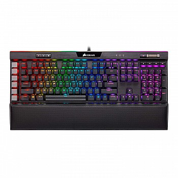 Corsair K95 RGB Platinum XT Backlit RGB LED, Cherry MX RGB Blue Wired Mechanical Gaming Keyboard, Black