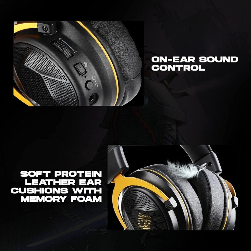 Cosmic Byte Equinox Kronos Wireless 5.8Ghz Gaming Headset, Dolby Atmos, Extreme Low Latency 20ms, 7.1 Surround Sound, Carrying Case, ENC Pullout Microphone, for PC, PS4, PS5, Xbox, Mobiles, Tablets Cosmic Byte Equinox Kronos Wireless 5.8Ghz Gaming Headset, Dolby Atmos, Extreme Low Latency 20ms, 7.1 Surround Sound, Carrying Case, ENC Pullout Microphone, for PC, PS4, PS5, Xbox, Mobiles, Tablets