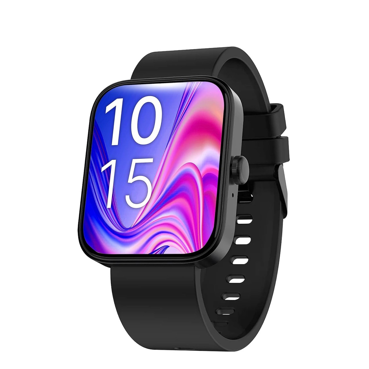 CrossBeats IGNITE-SPECTRA Super Retina 1.78 AMOLED Display Metal Body with BT Calling Smartwatch Black