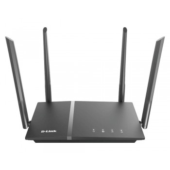 D-Link - DIR-1260 WiFi Router AC1200 High Power Gigabit Ethernet Dual Band Wireless Internet for Home Gaming Parental Control Wi-Fi, Black