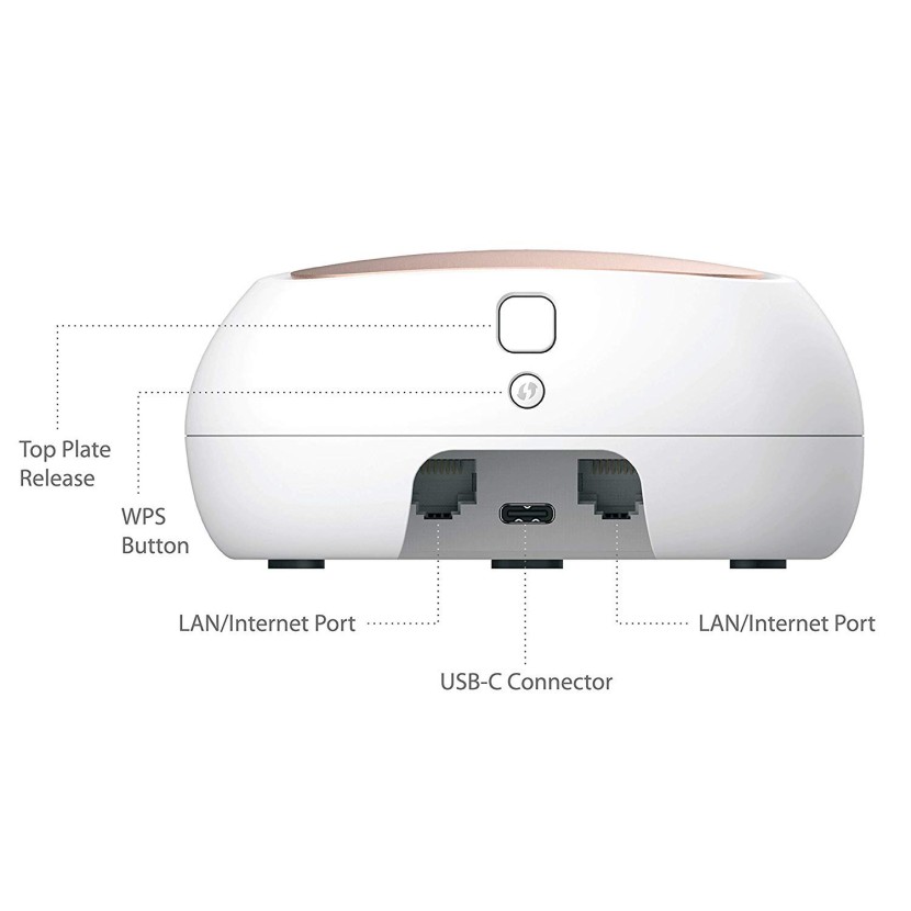 D-Link COVR-C1202 Dual Band Whole Home Wi-Fi System (Rose Gold) - Pack of 2