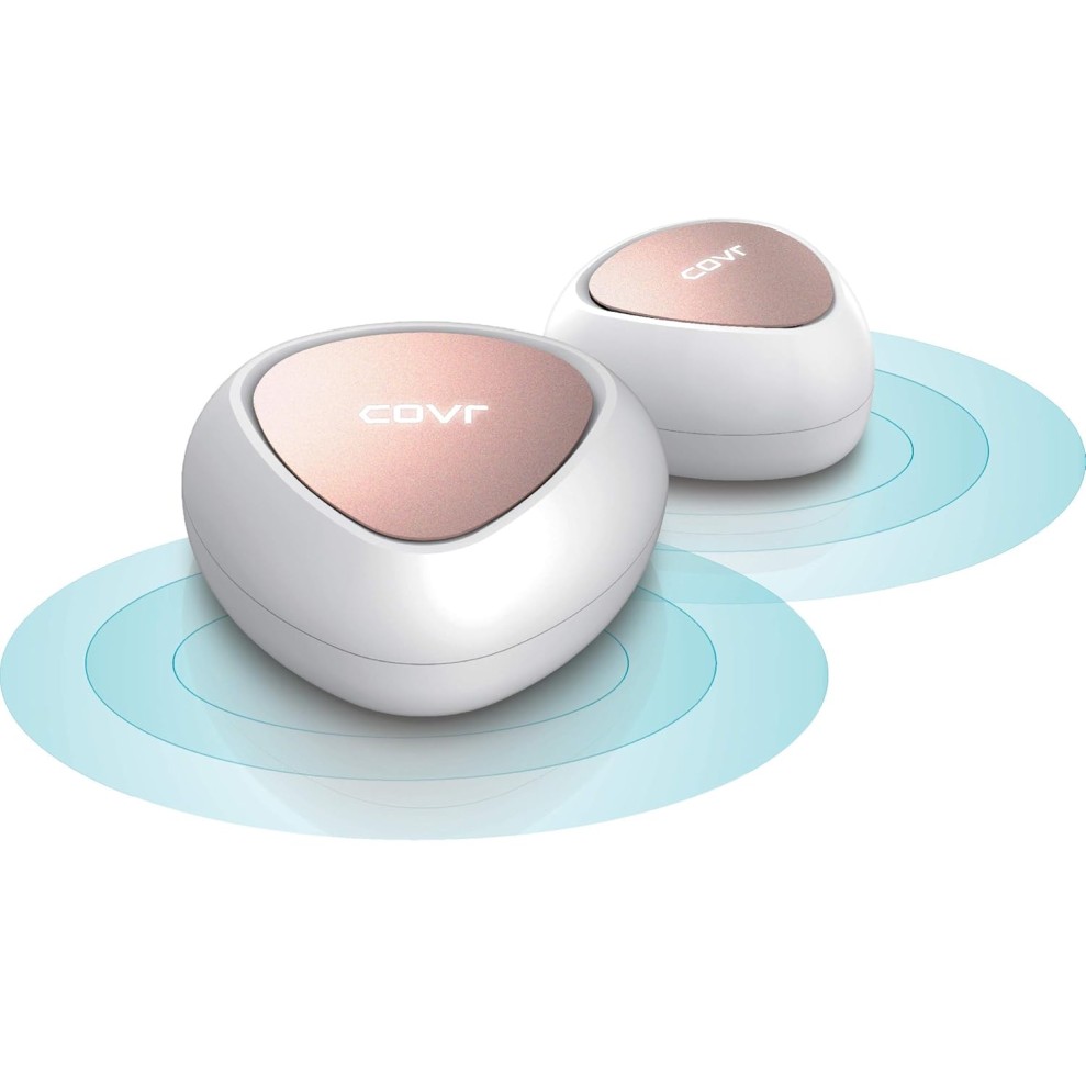 D-Link COVR-C1202 Dual Band Whole Home Wi-Fi System (Rose Gold) - Pack of 2