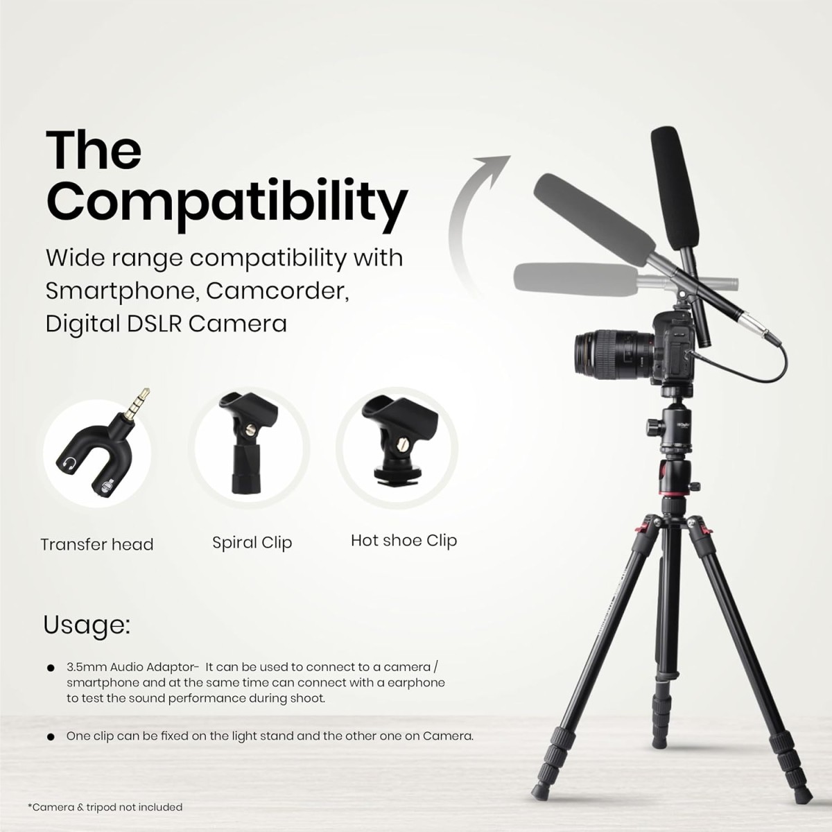 Digitek DM-201 Unidirectional Interview Microphone for Smartphone & DSLR Camera