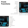 Dulcet DC-F200X 220W Double Din Mp3 Car Stereo with Hands-Free Calling/Bluetooth/USB Input/FM Radio/AUX Input/SD Card Slot/Remote Control / 7 Color LCD Display / ID3 Tag with EQ Dulcet DC-F200X 220W Double Din Mp3 Car Stereo with Hands-Free Calling/Bluetooth/USB Input/FM Radio/AUX Input/SD Card Slot/Remote Control / 7 Color LCD Display / ID3 Tag with EQ