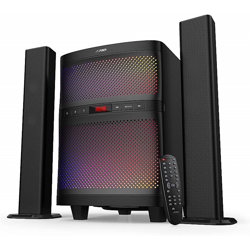 F&D T200X 70W 2.1 Bluetooth Soundbar Cum Tower Speaker with Multi Color LED - Black F&D T200X 70W 2.1 Bluetooth Soundbar Cum Tower Speaker with Multi Color LED - Black