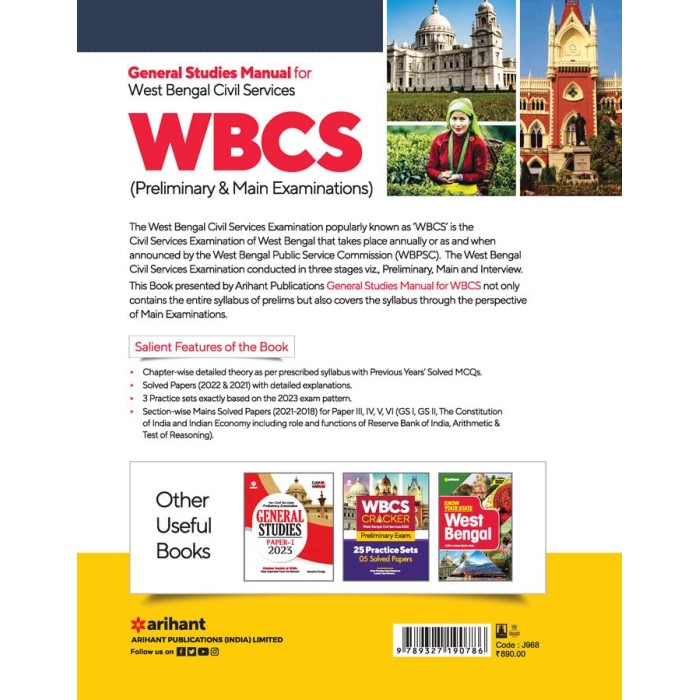 General Studies Manual For West Bengal Civil Services WBCS (Preliminary & Main Examinations ) General Studies Manual For West Bengal Civil Services WBCS (Preliminary & Main Examinations )
