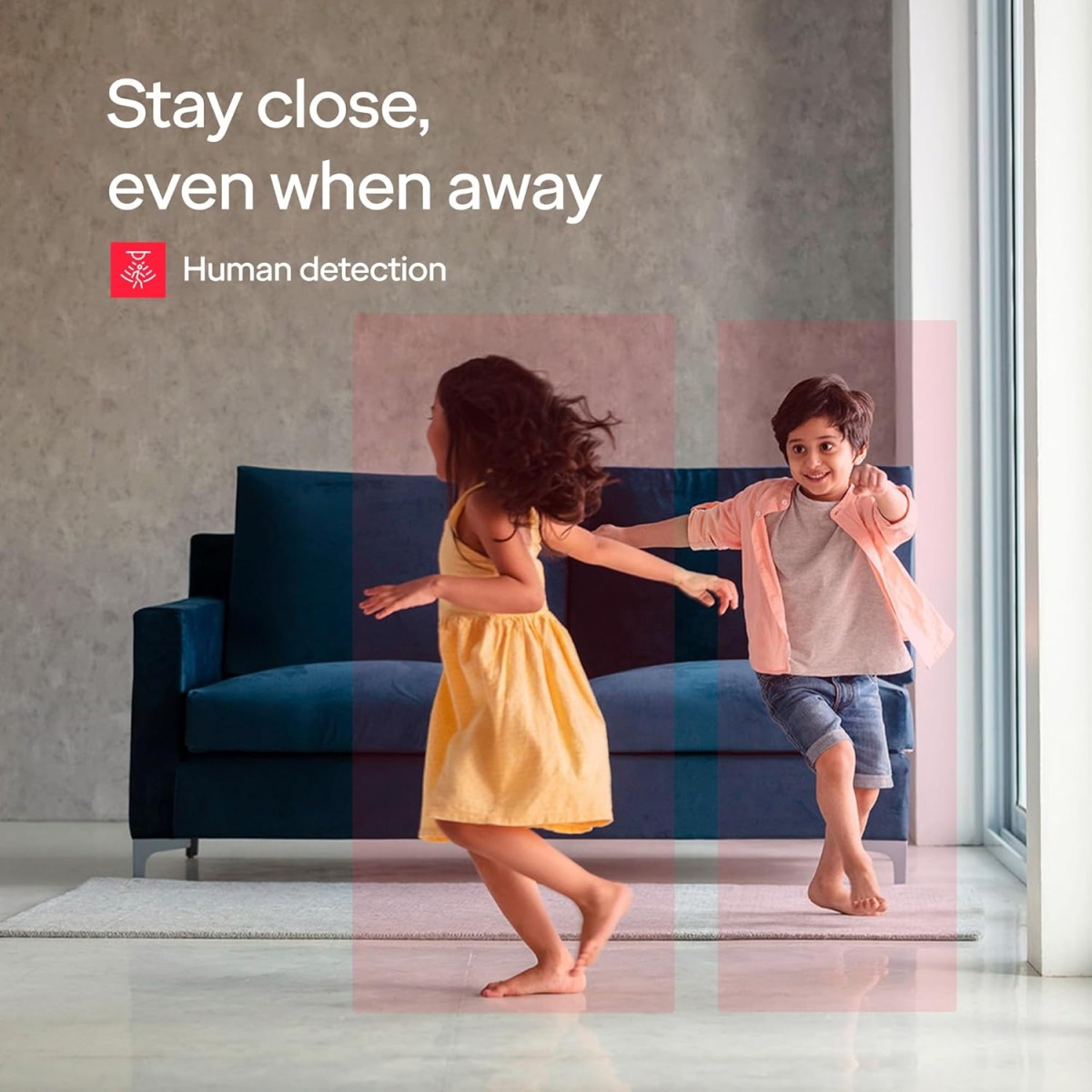 Godrej Security Solutions EVE PRO panTilt Smart WiFi Security Camera for Home with 350 Degree 3MP (HD) | 2-Way Audio | Night Vision | Smart Motion Tracking | Humanoid Detection, Alarm System, White