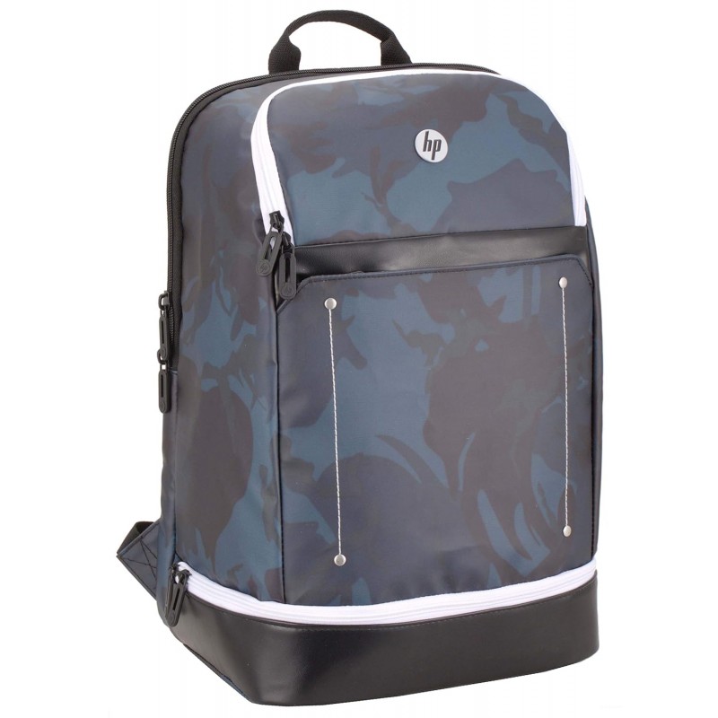 HP Backpack with Single Lunch Box Compartment (Camo in Blue) 