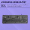 HP 150 Wired Keyboard, Quick, Comfy and Ergonomically Design, 12Fn Shortcut Keys, Plug and Play USB Connection and LED Indicator, 3 Years Warranty HP 150 Wired Keyboard, Quick, Comfy and Ergonomically Design, 12Fn Shortcut Keys, Plug and Play USB Connection and LED Indicator, 3 Years Warranty
