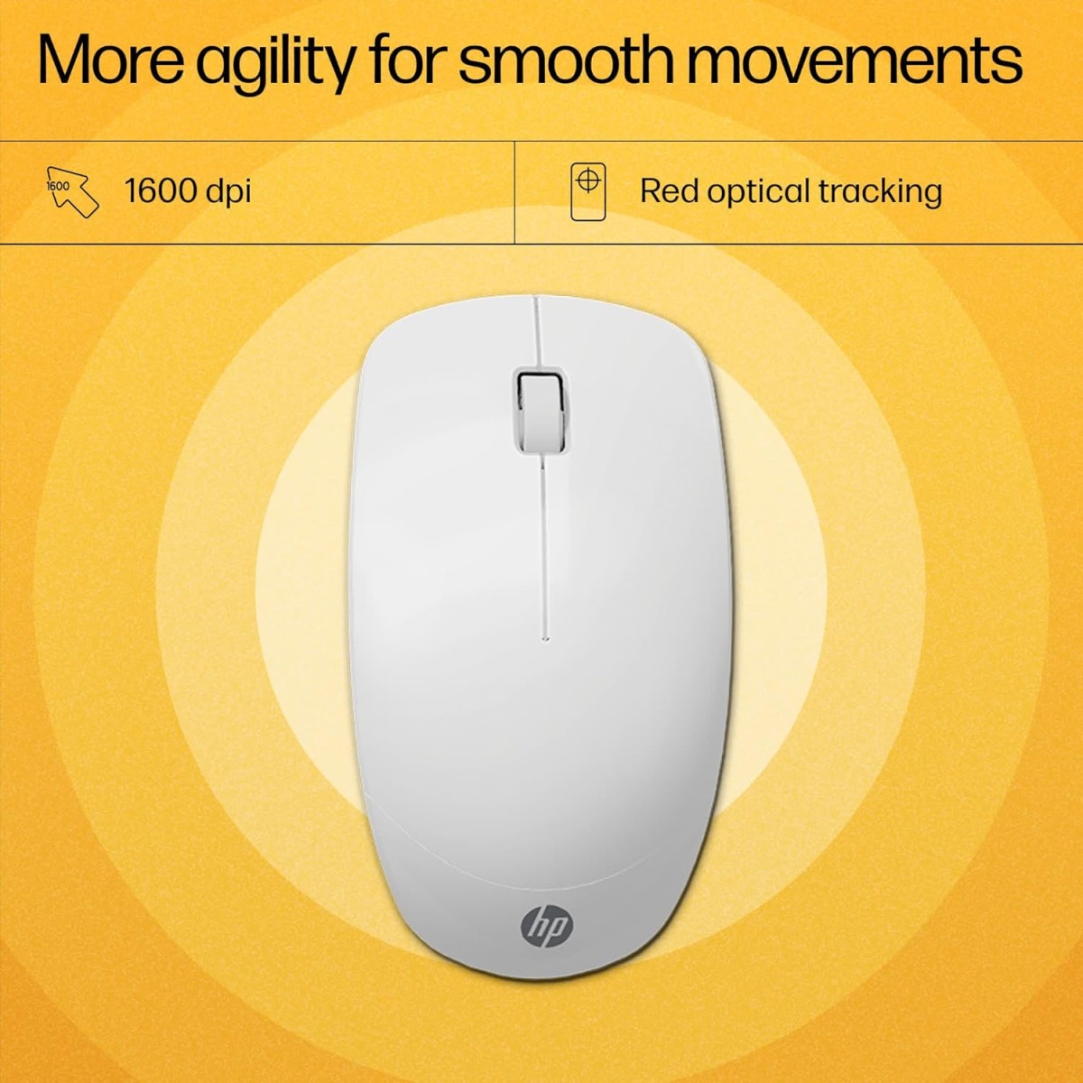 HP 230 Wireless Keyboard and Mouse Combo, 2.4GHz USB dongle, 1600 dpi, Windows PC Compatible, Full-Size Keyboard with Numeric pad, 12 Function Keys, 1-Year Warranty, 0.56 kg, White, 3L1F0AA