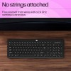 HP K260 Wireless Keyboard/Quick/Comfy/Accurate/Plug and Play/Led Indicators,Black HP K260 Wireless Keyboard/Quick/Comfy/Accurate/Plug and Play/Led Indicators,Black