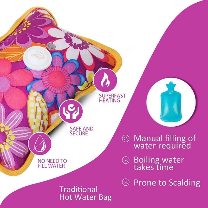 Airtree-Heating Bag with Gel hot Water Bag hot bags for pain relief hot water bag electric hot pack heat pad electric for pain relief electric heating pad for back pain