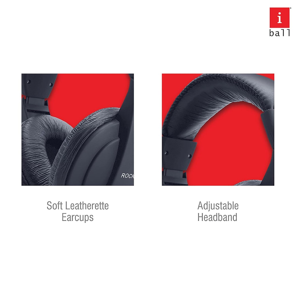 iBall Rocky Over-Ear Headphones with Mic