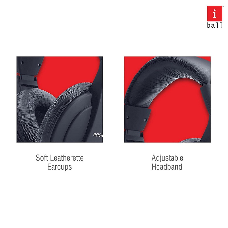 iBall Rocky Over-Ear Headphones with Mic