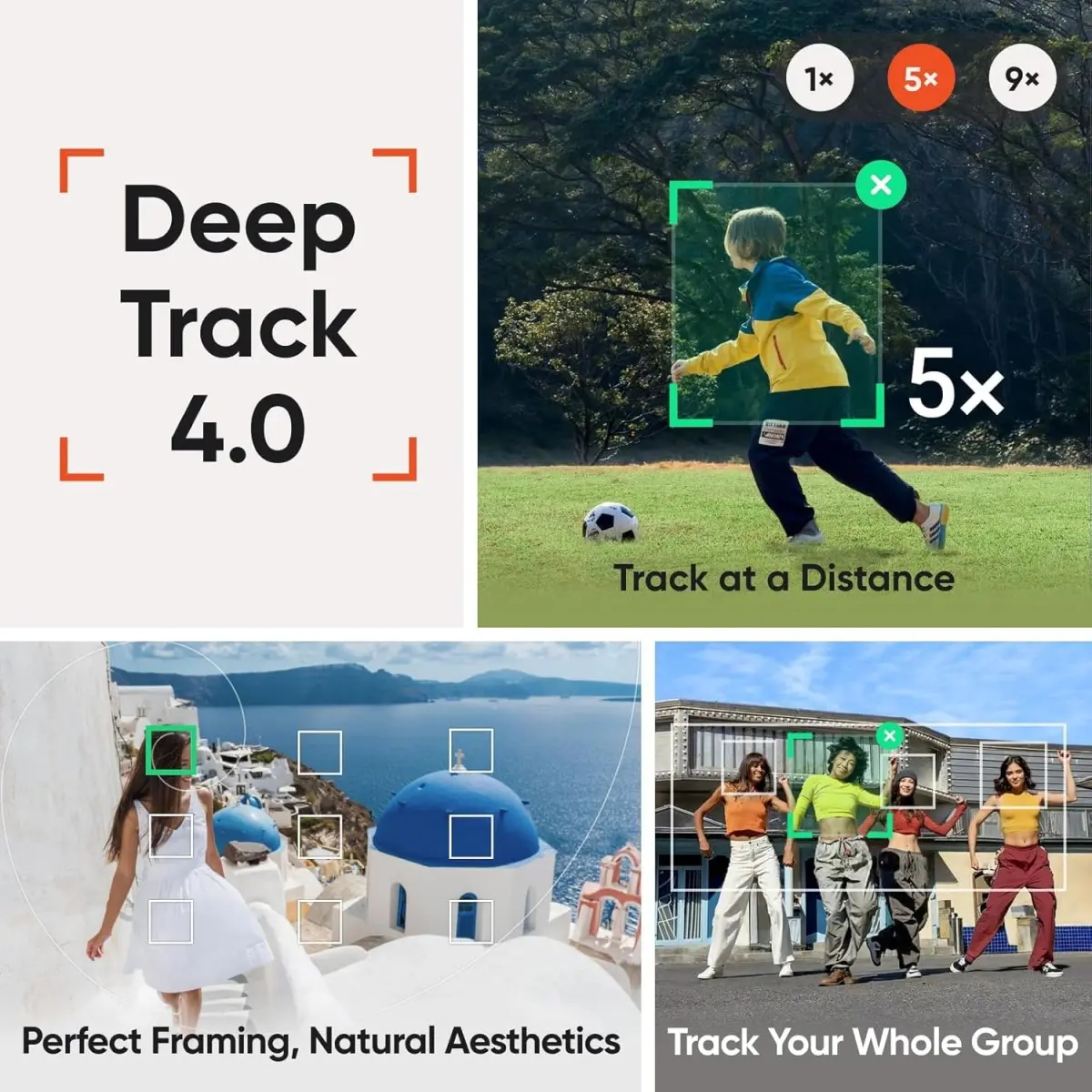 Insta360 Flow 2 Pro Grey - AI Tracking Phone Gimbal, 200+ App Tracking with DockKit, Multi-Person Tracking, 360º Pan Tracking, Built-in Tripod/Selfie Stick, iPhone/Android Portable Stabilizer