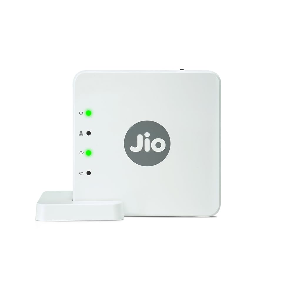 Jio Wi-Fi Mesh Device JCM0112, AC1200 Dual Band, Works with JioFiber Only, Easy Installation Using JioHome App