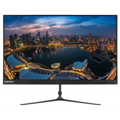 Lenovo L-Series 23.8-inch FHD IPS Near Edgeless Monitor with VGA + HDMI, TUV Certified Eye Comfort - L24i-10 (Black)