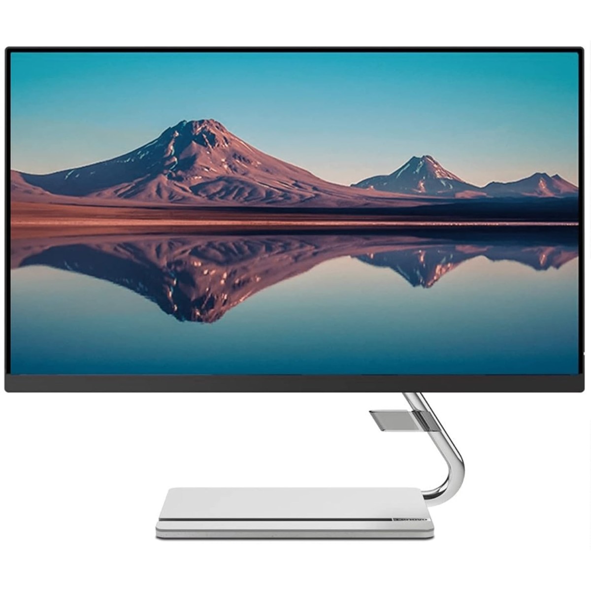 Lenovo 23.8 inch Full HD IPS Panel Monitor (Q24i-10) monitor, 75 Hz Refresh Rate) Black