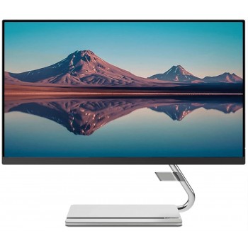 Lenovo 23.8 inch Full HD IPS Panel Monitor (Q24i-10) monitor, 75 Hz Refresh Rate) Black