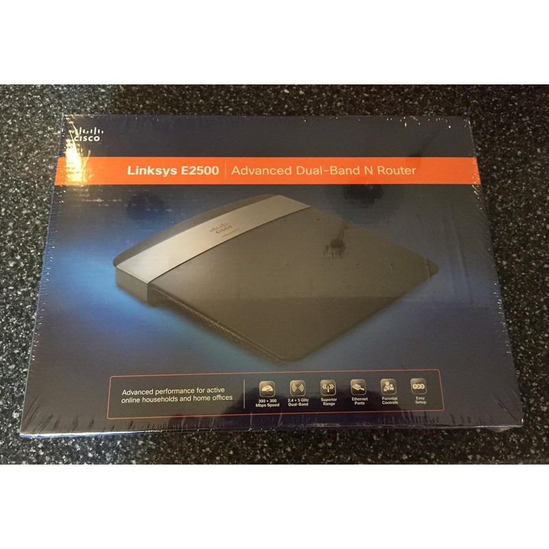 Linksys E2500 (N600) Advanced Simultaneous Dual-Band Wireless-N Router Linksys E2500 (N600) Advanced Simultaneous Dual-Band Wireless-N Router