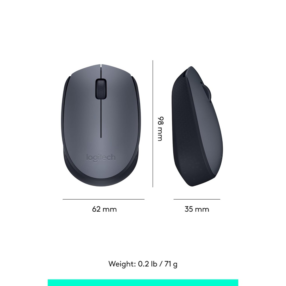 Logitech M170 Wireless Mouse – Black