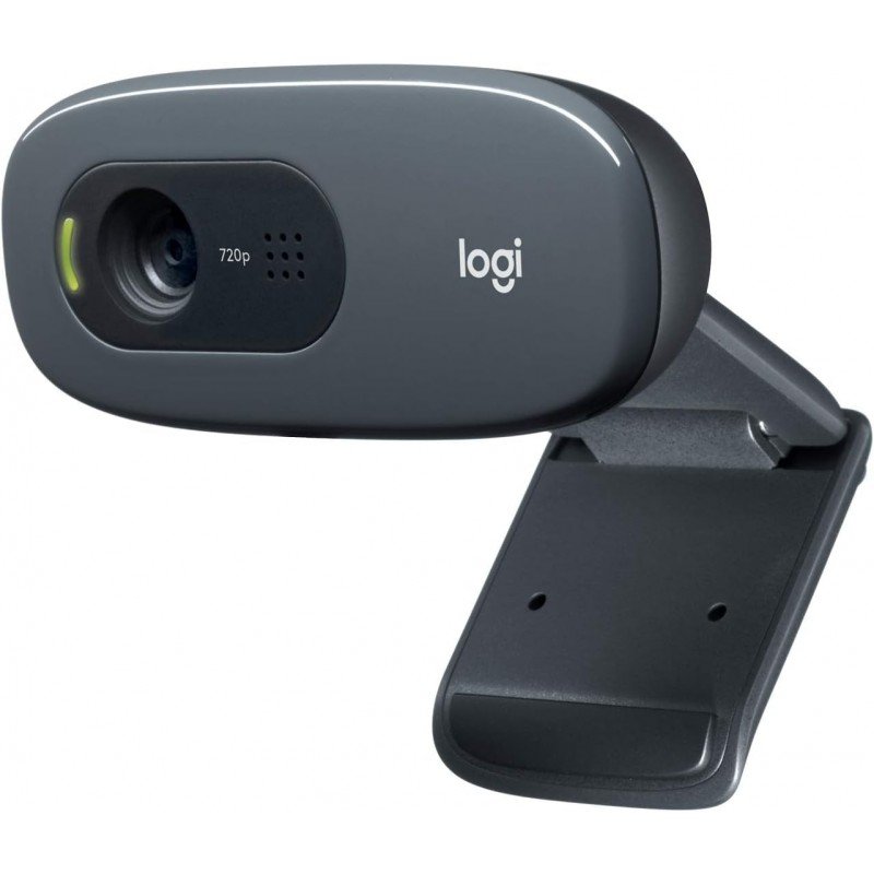 Logitech C270 HD Webcam, HD 720p/30fps, Widescreen HD Video Calling, HD Light Correction, Noise-Reducing Mic, for Skype, FaceTime, Hangouts, WebEx, PC/Mac/Laptop/MacBook/Tablet - Black Logitech C270 HD Webcam, HD 720p/30fps, Widescreen HD Video Calling, HD Light Correction, Noise-Reducing Mic, for Skype, FaceTime, Hangouts, WebEx, PC/Mac/Laptop/MacBook/Tablet - Black