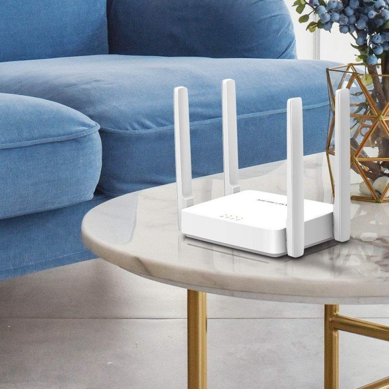 MERCUSYS AC1200 Wireless Dual_Band WiFi Router Mercusys AC10 | 1200 Mbps Wi-Fi Speed | 4 High Gain Antennas | Parental Control | IPTV and IPv6 Supported, White MERCUSYS AC1200 Wireless Dual_Band WiFi Router Mercusys AC10 | 1200 Mbps Wi-Fi Speed | 4 High Gain Antennas | Parental Control | IPTV and IPv6 Supported, White