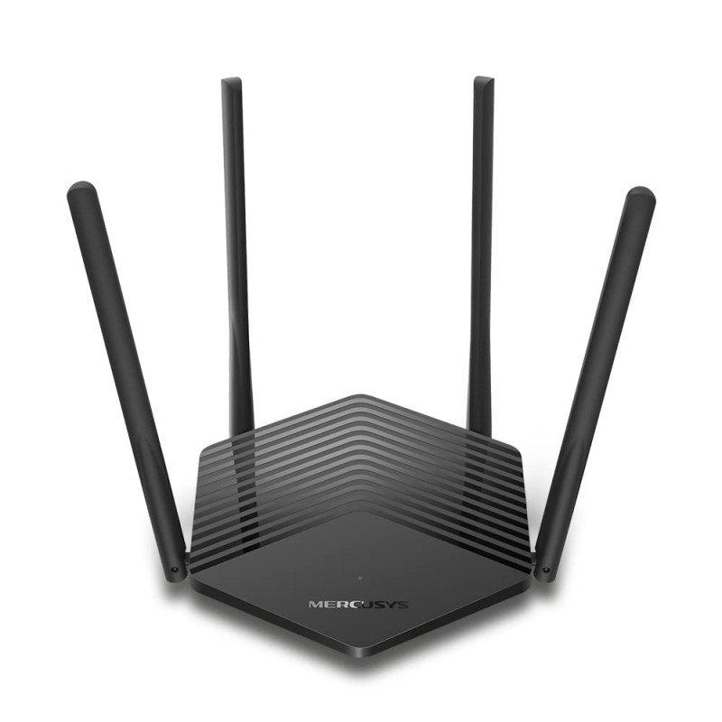 Mercusys MR60X AX1500 WiFi 6 Router | Dual Band 1500 Mbps Wireless 1.5 Gbps Gigabit Wi-Fi | OFDMA & MU-MIMO | 4× Multi-Directional high-gain Antennas with Beamforming Mercusys MR60X AX1500 WiFi 6 Router | Dual Band 1500 Mbps Wireless 1.5 Gbps Gigabit Wi-Fi | OFDMA & MU-MIMO | 4× Multi-Directional high-gain Antennas with Beamforming